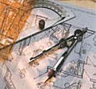 Wohnhäuser Hallenbau und Garagen